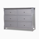 Sorelle Princeton Elite Double Dresser - Weathered Gray
