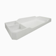 Sorelle Topper for Double Dresser - White, 50 X 19 X 6