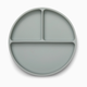 AEIOU Suction Divided Plate - Sage