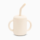 AEIOU Sippy Cup with Straw - Oat Milk