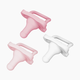 Dr. Brown's HappyPaci One-Piece Silicone Pacifier (3 Pack) - Pink, Light Pink