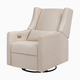 babyletto Kiwi Electronic Recliner and Swivel Glider - Performance Beach Eco Weave