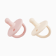 AEIOU Silicone Pacifier (2 Pack) - Petal/Oat Milk
