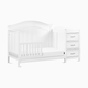 daVinci Charlie 4-in-1 Convertible Crib and Changer Combo - White