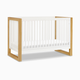 Namesake Nantucket 3-in-1 Convertible Crib with Toddler Bed Conversion Kit - Warm White/Honey