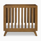daVinci Otto 3-in-1 Convertible Mini Crib with 4" Mattress - Walnut