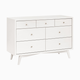 babyletto Palma 7-Drawer Assembled Double Dresser - Warm White