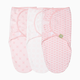 KeaBabies Soothe Swaddle Wraps (3 Pack) - Blossom, One Size, 3