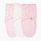 KeaBabies Soothe Swaddle Wraps (3 Pack) - Blossom, One Size, 3