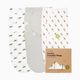KeaBabies Soothe Swaddle Wraps (3 Pack) - The Wild, One Size, 3