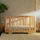 babyletto Yuzu 8-in-1 Convertible Crib with All-Stages Conversion Kits - Natural