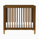 babyletto Gelato 4-in-1 Convertible Mini Crib - Natural Walnut & Gold Feet