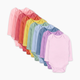 Honest Baby Clothing 10-Pack Organic Cotton Long Sleeve Bodysuits - Rainbow Gem Pinks, 0-3 M, 10