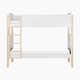 babyletto TipToe Bunk Bed - White / Washed Natural