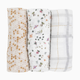 Little Unicorn Cotton Muslin Swaddle 3 Pack - Garden Bees