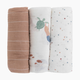 Little Unicorn Cotton Muslin Swaddle 3 Pack - Mermaids