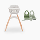 Lalo High Chair + First Bites Full Kit - Coconut / Sage