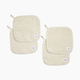 Tiny Kind Organic Washcloths 4 Pack - Antique White (2024)