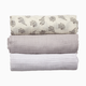 Tiny Kind 3 Pack Organic Muslin Swaddle - Simple Elephant