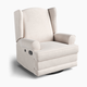 Storkcraft Serenity Wingback Upholstered Recline Glider - Ivory
