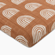 babyletto All-Stages Midi Crib Sheet - Terracotta Rainbow