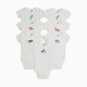 Small Story Days Of The Week Bodysuits (7 Pack) - Dino Days, Newborn