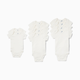 Small Story Organic Cotton Grow With Me Short Sleeve Bodysuits (10 Pack) - White, One Size