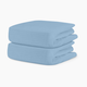 Newton Baby 2-Pack Organic Cotton Breathable Mini Crib Sheets - Sky Blue