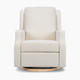 Namesake Crewe Recliner and Swivel Glider - Ivory Boucle W/ Light Wood Base