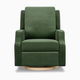 Namesake Crewe Recliner and Swivel Glider - Forest Green Velvet With Light Wood Base
