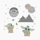 Lambs & Ivy Wall Decals - Star Wars The Child