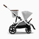 Cybex Gazelle S Stroller - Lava Grey/Silver Frame