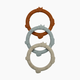 Loulou Lollipop Wild Teething Ring Set - Ginger Honey