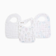Aden + Anais Organic Muslin Snap Bibs (3 Pack) - Above The Clouds
