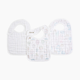 Aden + Anais Organic Muslin Snap Bibs (3 Pack) - Above The Clouds