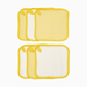 Small Story 6-Pack Organic Washcloth - Yellow Stripe, 6