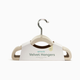 Sprucely Non-Slip Velvet Hangers - Oat, 20