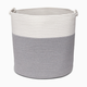 Sprucely Large Rope Basket - Grey, Single
