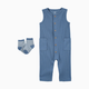 Carter's 2-Piece Jumpsuit & Socks Set - Blue, Nb
