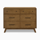 daVinci Otto 6-Drawer Dresser - Walnut