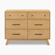 daVinci Otto 6-Drawer Dresser - Honey