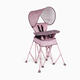 Baby Delight Go With Me Uplift Deluxe Portable High Chair With Canopy - Canyon Rose