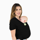 KeaBabies Wrap Carrier - Trendy Black