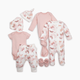 Tiny Kind Head to Toe 7 Piece Set - Butterfly, 0-3 M