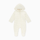 Burt's Bees Baby Organic Cotton Honeycomb Quilted Bunting - Eggshell, Newborn
