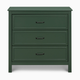 daVinci Charlie 3-Drawer Dresser - Forest Green