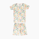 Copper Pearl Printed 2-Piece Short Sleeve Pajamas - Clara, 12 Months