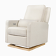 babyletto Sigi Electronic Recliner and Glider - Ivory Boucle With Light Wood Base