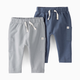 Carter's Little Planet Organic Cotton Sweatpants (2 Pack) - Gray/ Navy, 3 M
