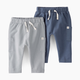 Carter's Little Planet Organic Cotton Sweatpants (2 Pack) - Gray/ Navy, 3 M